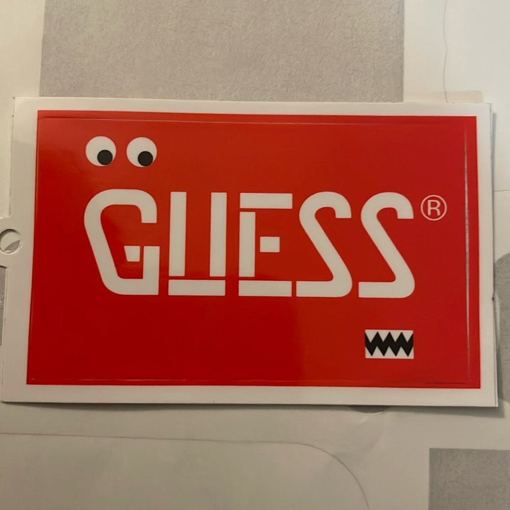 Guess X  J Balvin sticker